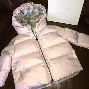 Authentic Baby Girl Burberry Jacket (Reversible)